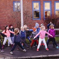 Vorbereitung auf den Kinderlauf in der AWO Kita Levester Straße