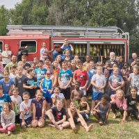 „Wasserparty“ mit der Feuerwehr