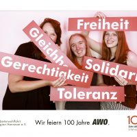 Solidarität, Gerechtigkeit, Gleichheit, Toleranz und Freiheit