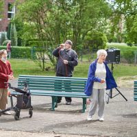 Viel Applaus auf den Balkonen