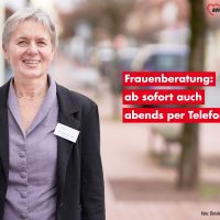 Frauenberatungsstelle jetzt auch einmal pro Woche abends zu erreichen