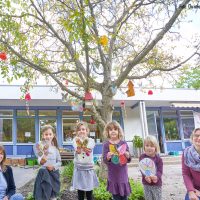 Kita Ahldener Straße: Kinder haben Schmetterlinge gebastelt
