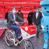 Stromspar-Check-Team: Mobil mit neuem E-Transportrad