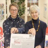 300 Euro für das AWO Frauenhaus in Burgdorf
