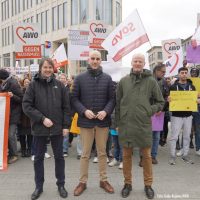 AWO veranstaltete Kundgebung am Kröpcke