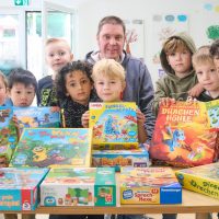 Neue Brettspiele in der AWO Kita Langenkampstraße