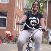Radfahren lernen in sicherer Umgebung