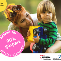 Jetzt 90 Prozent sparen: Auszeit für Alleinerziehende