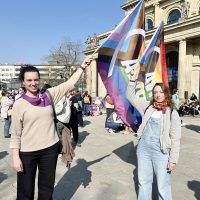 Starkes Zeichen auf dem Opernplatz